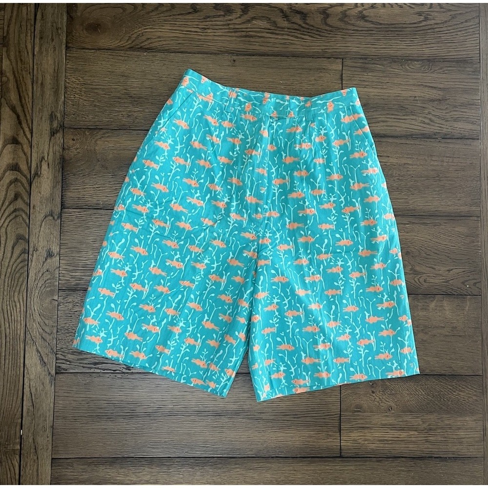VTG Lilly Pulitzer Tropical Beach Fit  Bermuda Shorts Preppy Golf Resort Beach 6